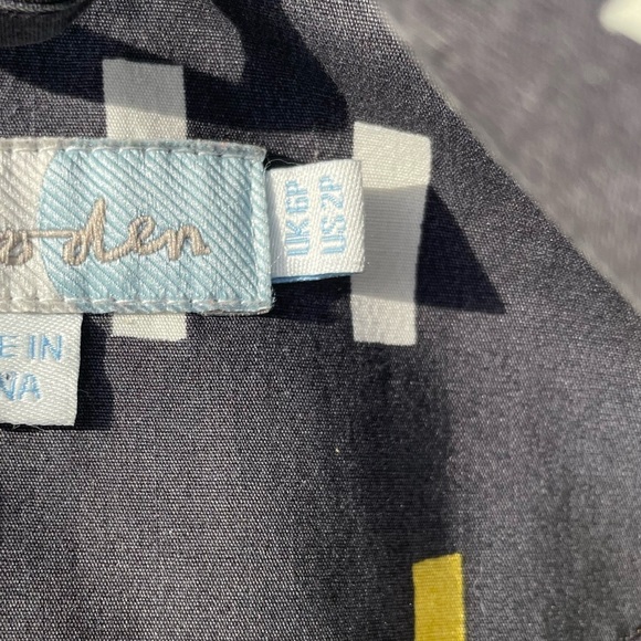 Boden Rainy Day Mac fleece lined jacket - size 2 petite - Picture 10 of 14